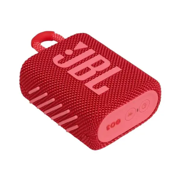 JBL GO 3 Red Portable Bluetooth Speaker - Image 2