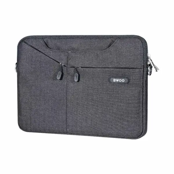 Bwoo CB15-B 15.6 Inch Black Laptop Bag with Detachable Shoulder Strap