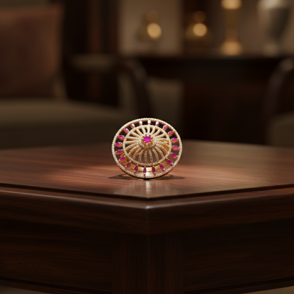 Diamond Cut Finger Ring