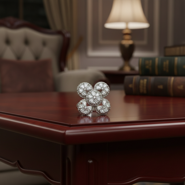 Diamond Cut Finger Ring