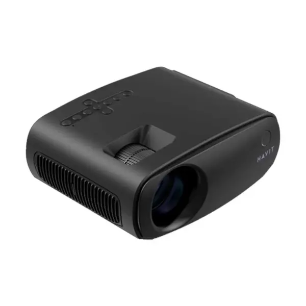 Havit PJ207 (110 Lumens) 1080p Full HD Portable Black Projector - Image 3