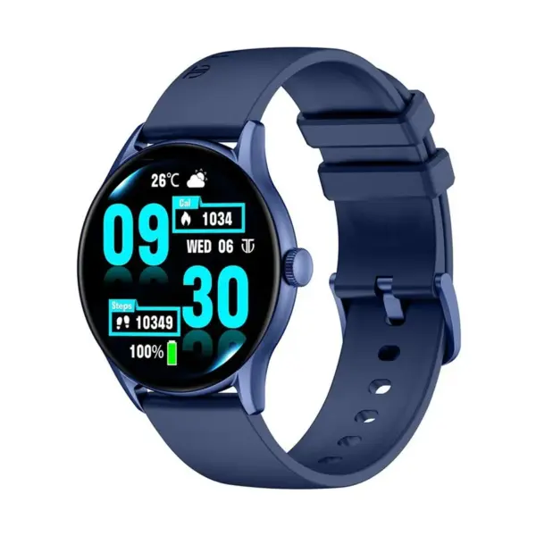 Titan Evoke Bluetooth Calling Blue Smart Watch - Image 3