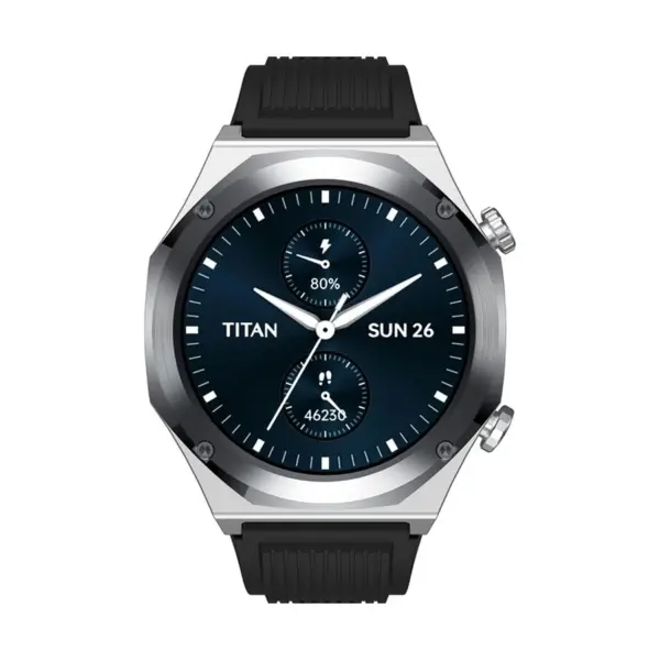 Titan Maestro Premium Metal Bluetooth Calling Silver Smart Watch - Image 3