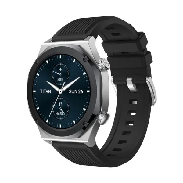 Titan Maestro Premium Metal Bluetooth Calling Silver Smart Watch - Image 2