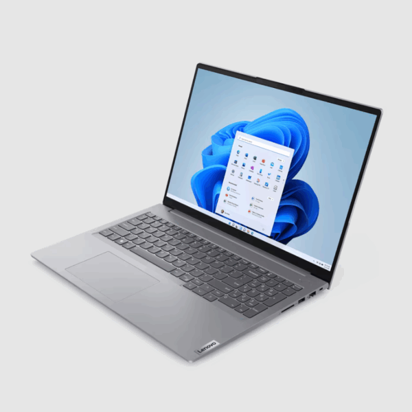 Lenovo ThinkBook 16 G6 IRL Laptop, Intel Core™ i5-1335U, 8GB DDR5 5200, 512GB SSD PCIE4, 16" WUXGA, Intel® UHD Graphics, Key(US), LAN, Wi-Fi 6