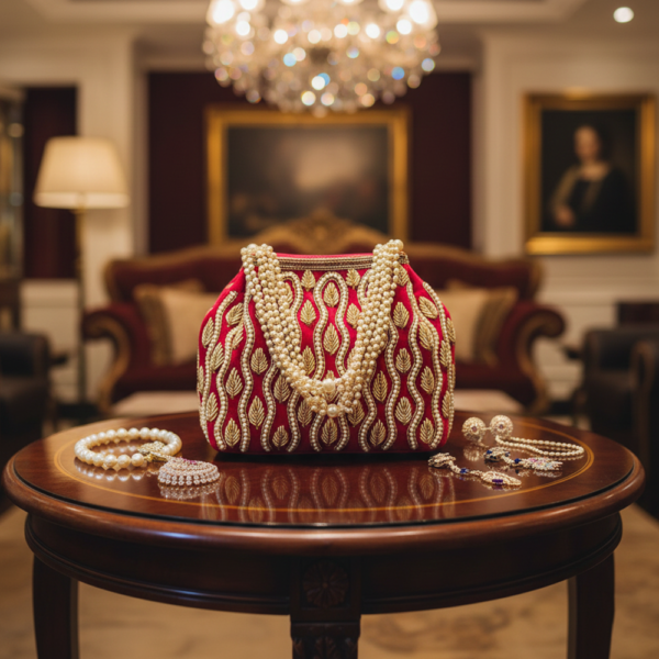 Joypuri Handmade Beaded Purse