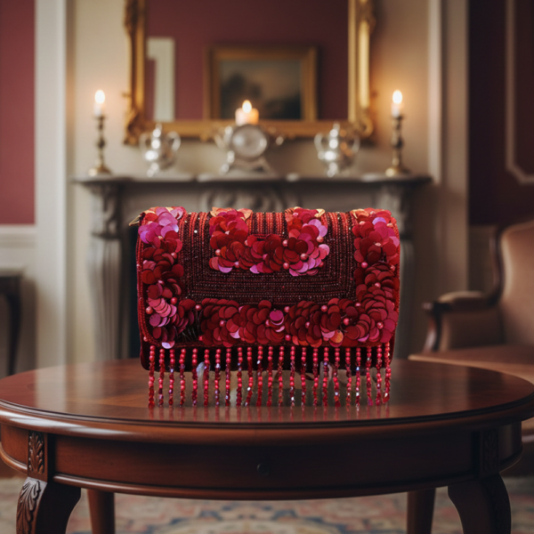 Joypuri Handmade Beaded Purse