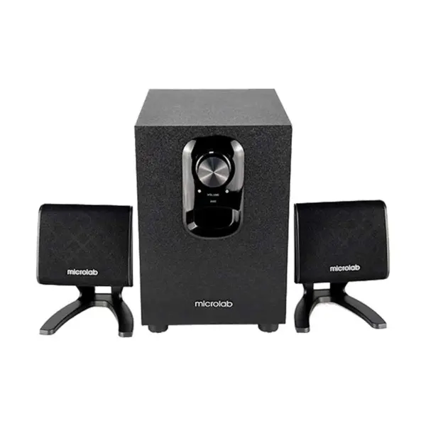 Microlab M108U BT 2:1 Bluetooth Black Multimedia Speaker - Image 2