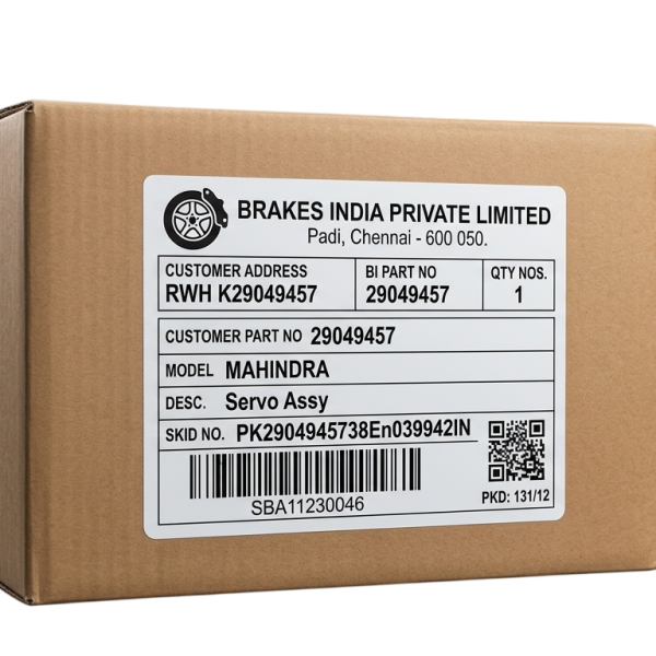 Brake Booster Assembly (29049457) TVS Girling (Mahindra Bolero)