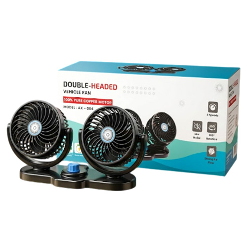 DOUBLE HEADED VEHICLE FAN DOUBLE HEADED VEHICLE FAN - Image 1