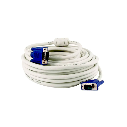 Monitor VGA Cable 10M - White VGA Cable 3M - White - Image 1