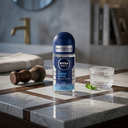 Nivea Men Fresh Active 48H Anti-Perspirant Antibacterial 50ml Nivea Men Fresh Active 48H Anti-Perspirant Antibacterial 50ml - Image 1