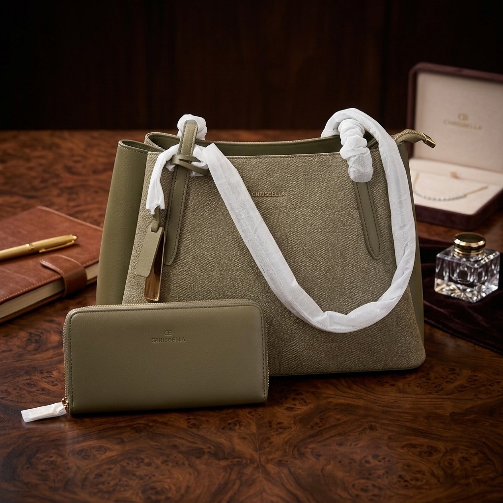 Women's Tote Bag & Matching Wallet Set Women's Tote Bag & Matching Wallet Set - Image 1