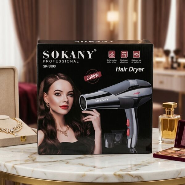 Sokany Professional Hair Dryer - 2300W SK-3890