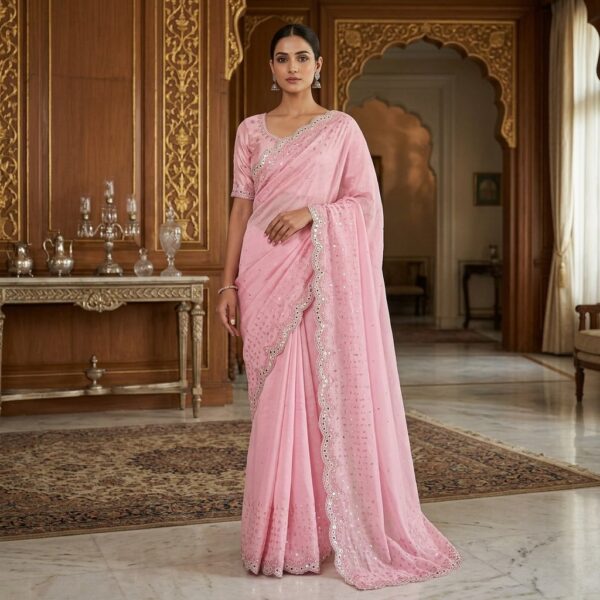 PARTY WEAR SAREE (TUSSAR SILK)